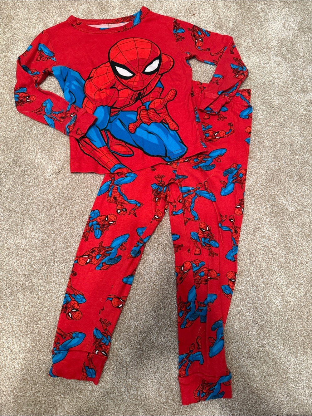 Marvel Spider-Man Red & Blue Kids Pajama Set